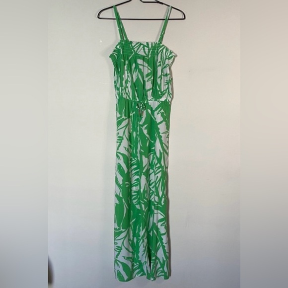 ✨lilly pulitzer x target girls green and white floral jumpsuit✨ - Picture 2 of 6